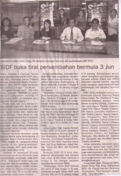 Utusan Borneo-press release